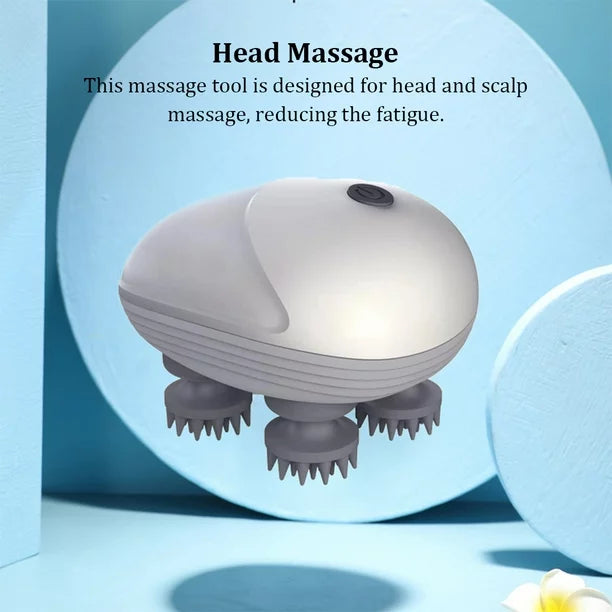 جهاز التدليك الرأس الشامل المضاد للماء
